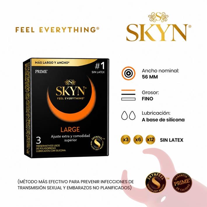 Preservativo SKYN MEGA tamaño XL